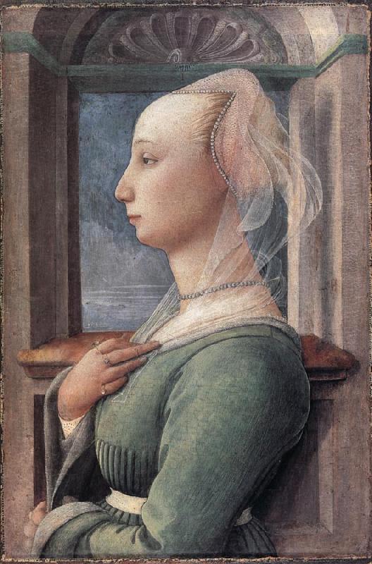 Fra Filippo Lippi portrait of a Woman Norge oil painting art